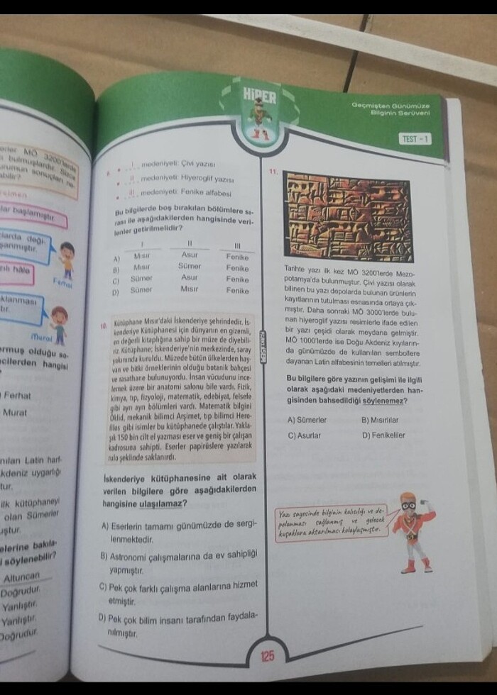 7. Sınıf  sosyal soru bankası isem yayınları - Görsel 2