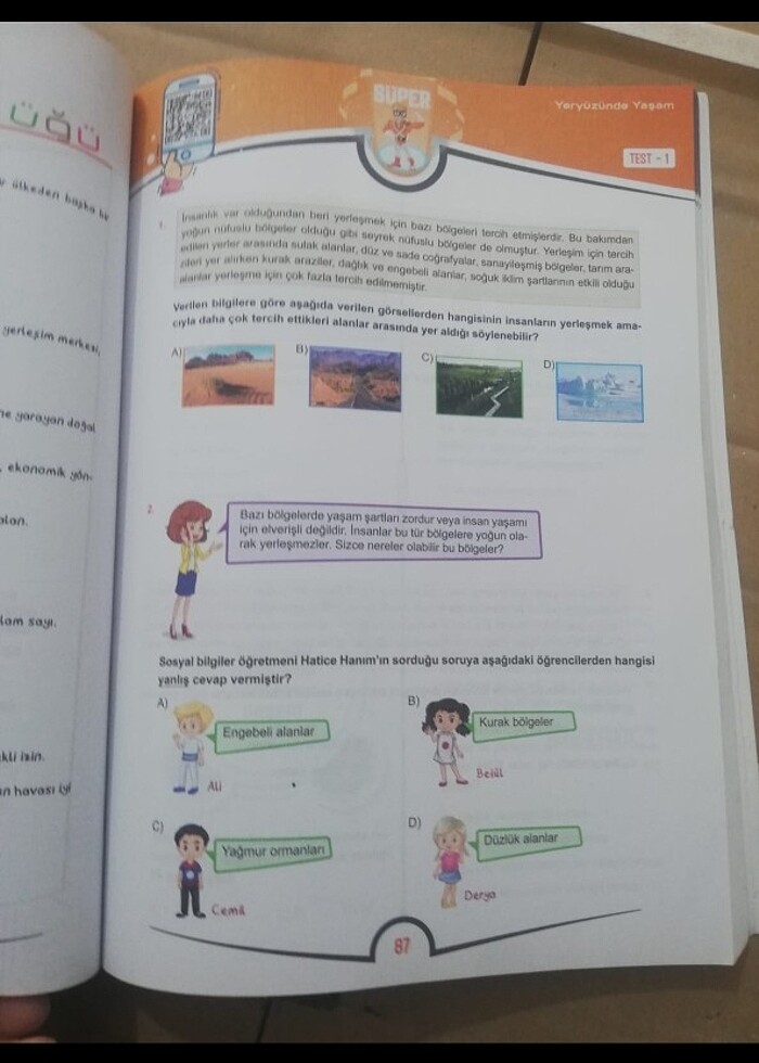 7. Sınıf  sosyal soru bankası isem yayınları - Görsel 3