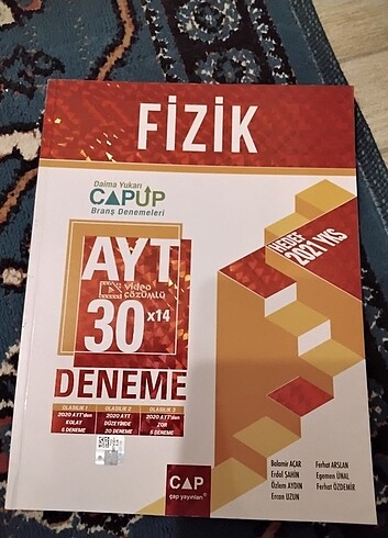 ÇAP UP ayt fizik branş denemeleri 