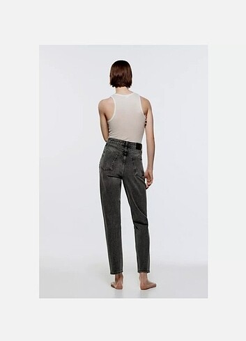 Zara Zara antrasit mom jean