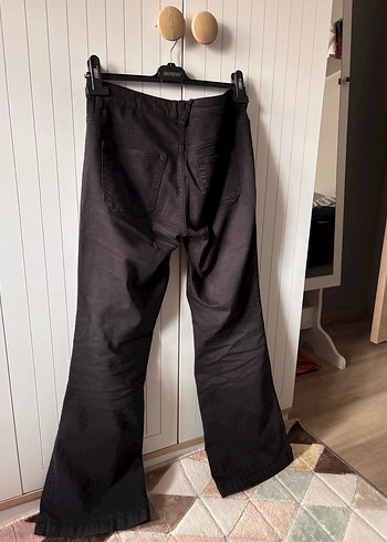 Flare kapaklı cepli pantolon - Görsel 2