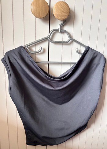 Kayık Yaka Füme Bluz - Görsel 3