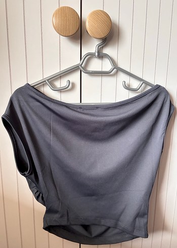 Kayık Yaka Füme Bluz - Görsel 4