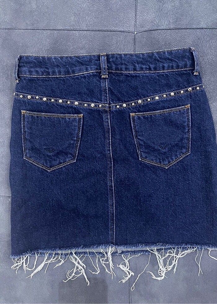 Adil Işık kot etek - Görsel 2