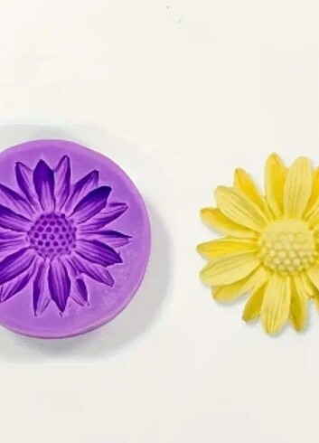 2 adet Mini gül 1 adet Mini papatya kalibi