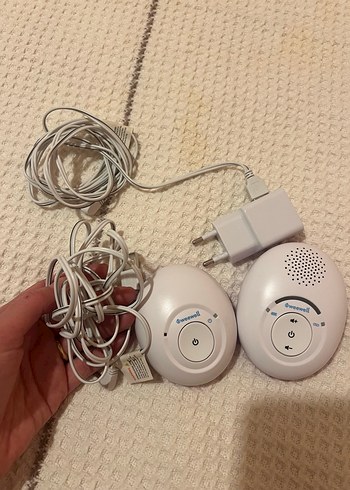 Beyaz Bebek Monitörü ve Kamera - Görsel 7