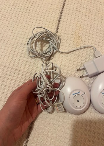 Beyaz Bebek Monitörü ve Kamera - Görsel 6