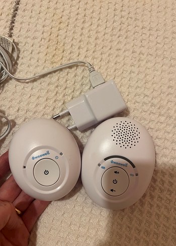 Beyaz Bebek Monitörü ve Kamera - Görsel 5