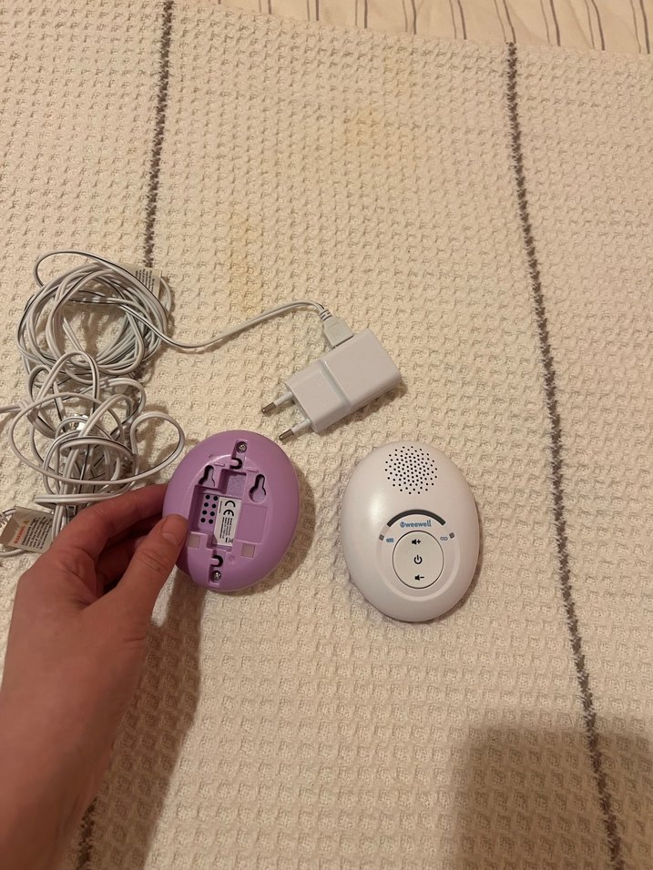 Beyaz Bebek Monitörü ve Kamera - Görsel 2