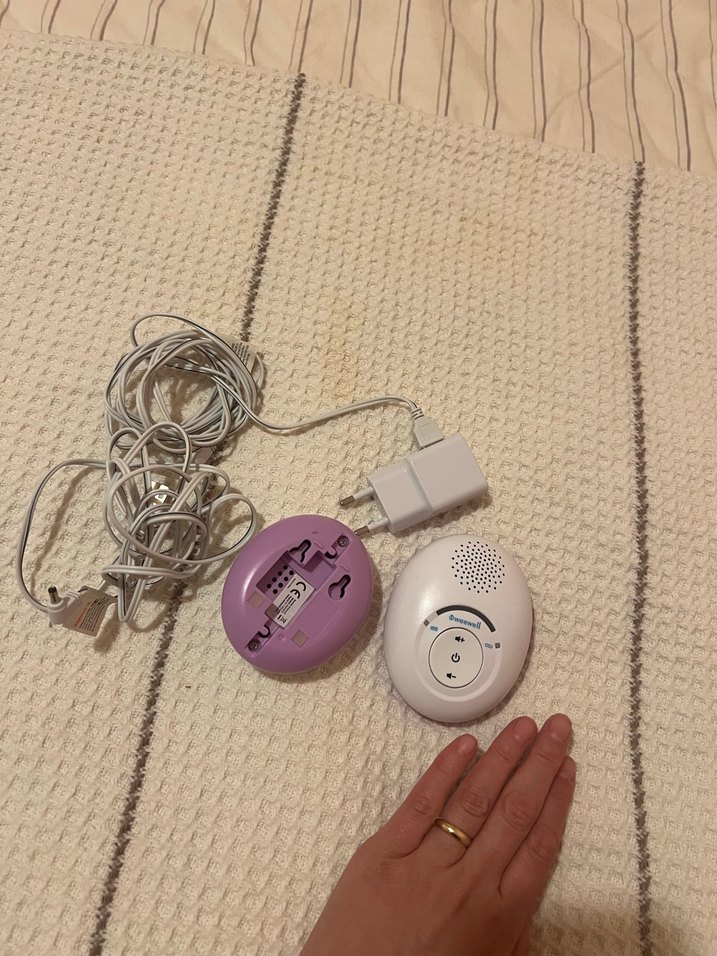 Beyaz Bebek Monitörü ve Kamera - Görsel 4