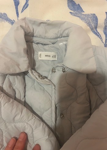 Bebe mavisi Düğmeli Erkek Çocuk Kaban - Görsel 3