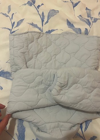 Bebe mavisi Düğmeli Erkek Çocuk Kaban - Görsel 4