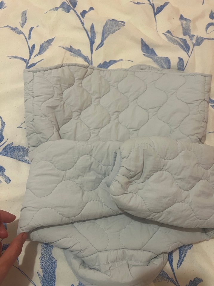 Bebe mavisi Düğmeli Erkek Çocuk Kaban - Görsel 4