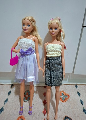 Barbie Renkli Barbie Bebek Seti