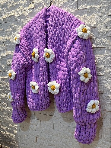 Puffy Pie Puffy Crop Hırka
