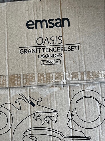 Emsan EMSAN OASİS GRANİT TENCERE SETİ