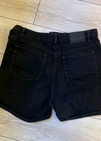 Zara Siyah Kadın Mini Denim Şort