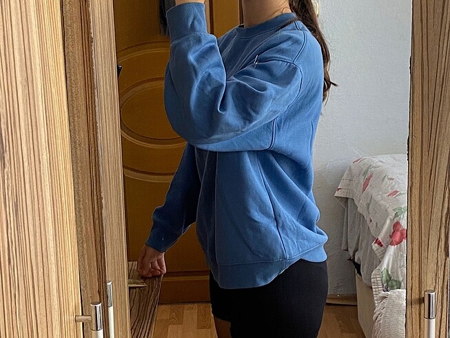 s Beden mavi Renk Mavi sweatshirt