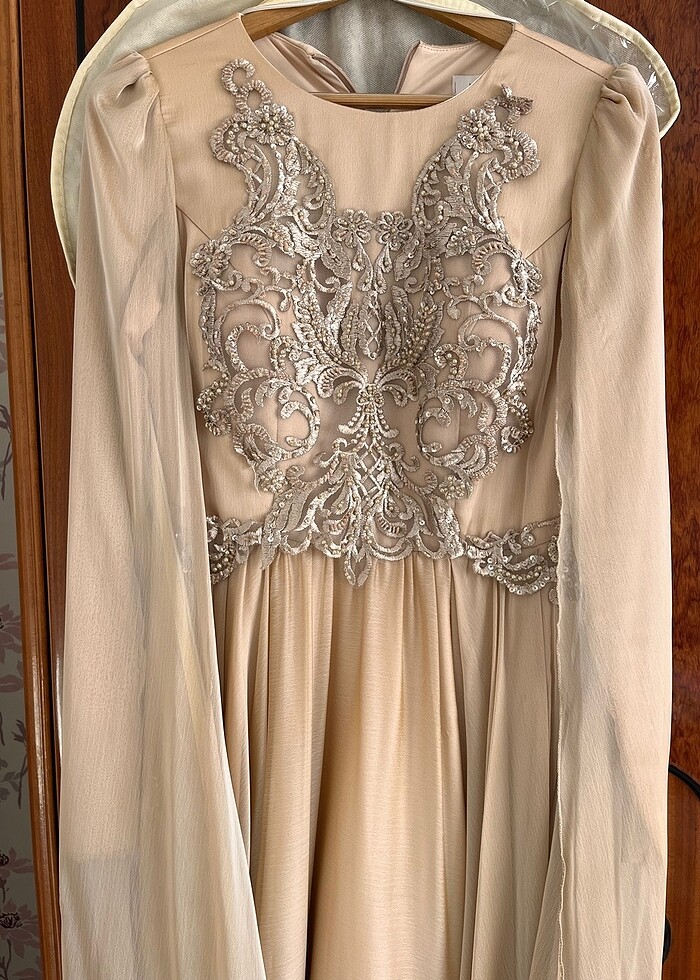 38 beden tesettür abiye hennin marka - Görsel 3