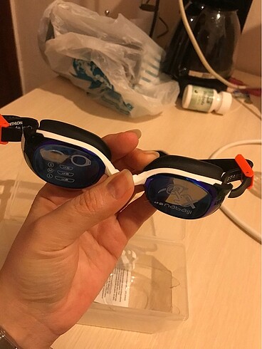 universal Beden siyah Renk Decathlon 550 B-FIT Nabaiji Havuz Gözlüğü