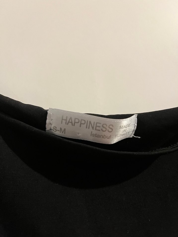 Siyah İnce Askılı Midi Elbise - Görsel 3