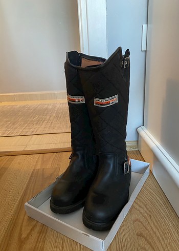 Harley Davidson Harley Davidson Kadın Siyah Dizüstü Biker Bot