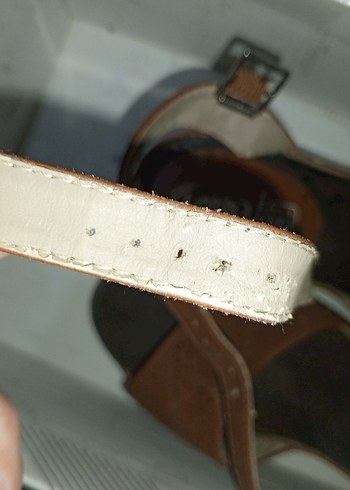 Kahverengi Dolgu Topuklu Sandalet - Görsel 2