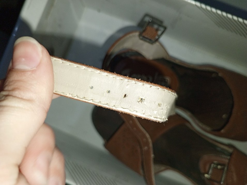 Kahverengi Dolgu Topuklu Sandalet - Görsel 2