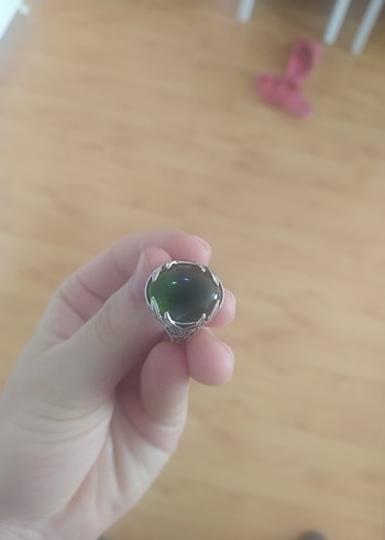 Bej Vintage Bohem Erkek Yüzük - Görsel 2