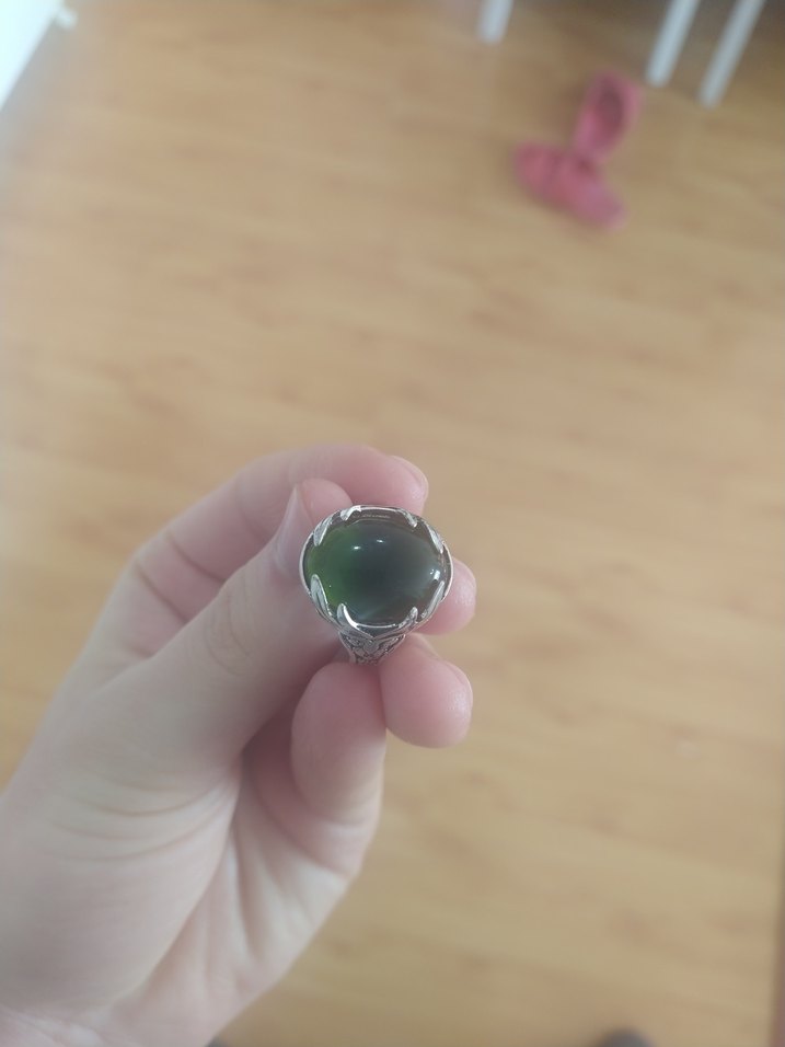 Bej Vintage Bohem Erkek Yüzük - Görsel 2