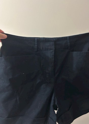36 Beden Siyah Kadın Denim Mini Şort