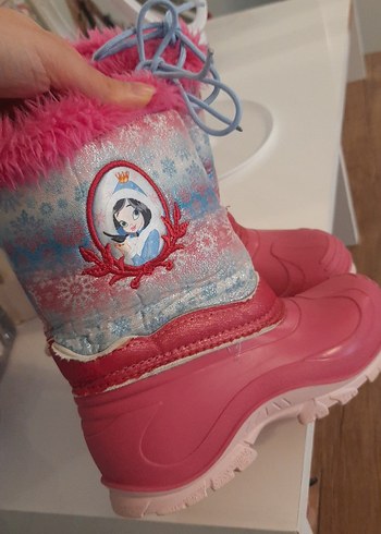 Kız Çocuk Pembe Kürklü Kar Botu - Görsel 2