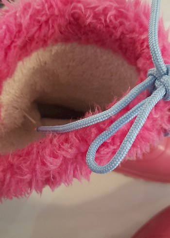 Kız Çocuk Pembe Kürklü Kar Botu - Görsel 4