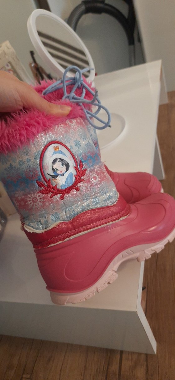 Kız Çocuk Pembe Kürklü Kar Botu - Görsel 2