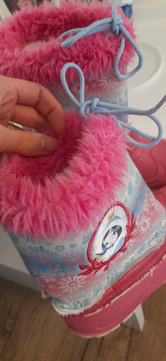 Kız Çocuk Pembe Kürklü Kar Botu - Görsel 5