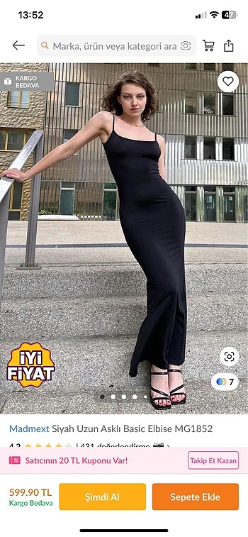 Diğer Siyah dar elbise