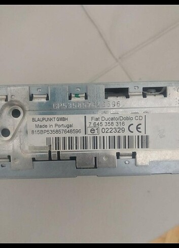 Doblo CD çalar 
