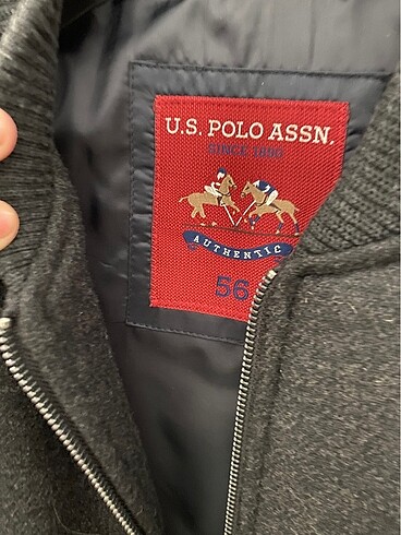 U.S Polo Assn. Erkek kaşe mont