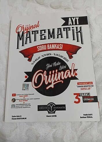 Orijinal ayt matematik 