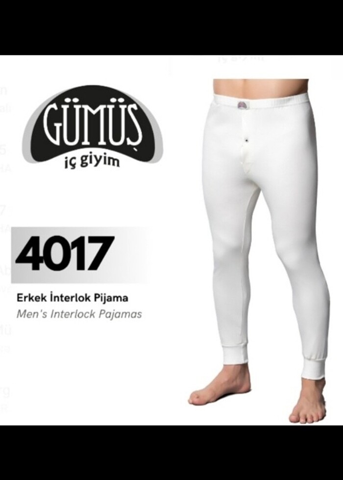 Erkek interlok alt içlik  - Görsel 2