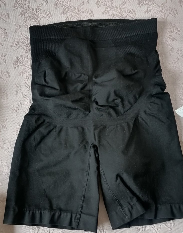 Bej Silikonlu Korse Mini Şort - Görsel 4