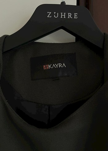 Drapeli Siyah Kadın Uzun Kaban - Görsel 5