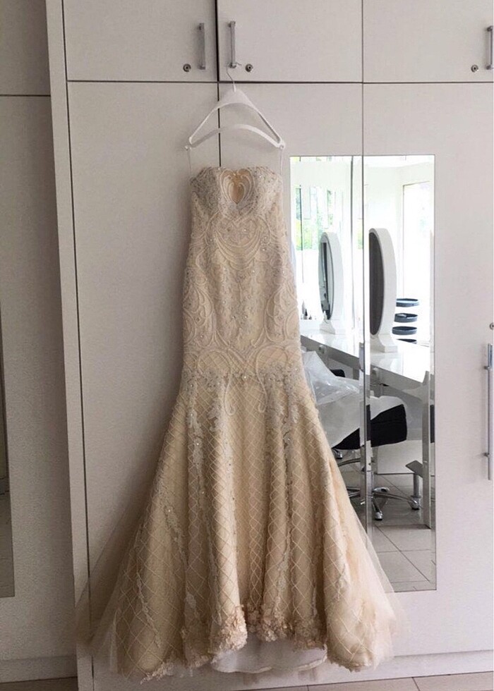 Annabella balık model gelinlik - Görsel 4