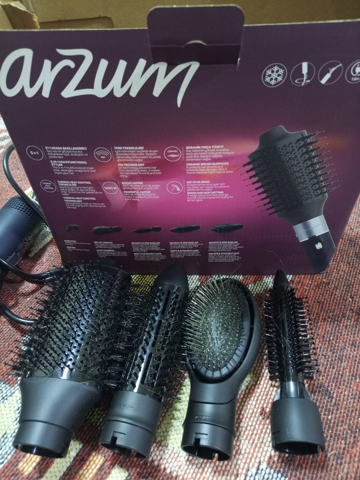 Arzum  5 li Saç Şekillendirici Set - Görsel 4