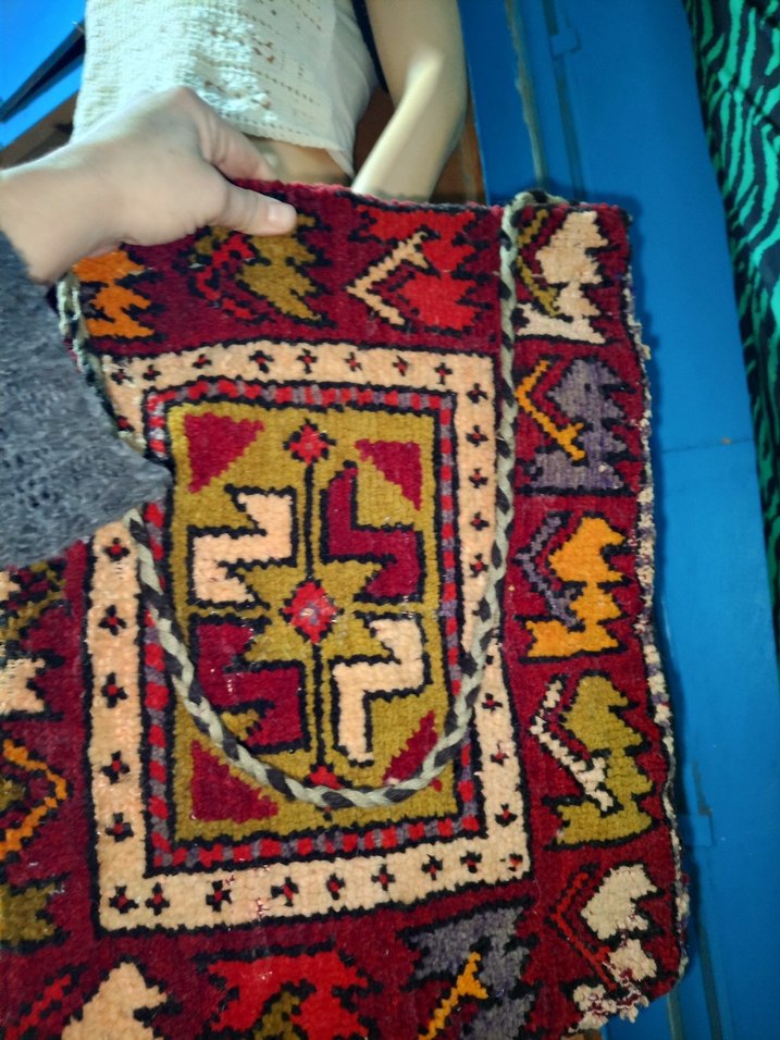 Etnik Desenli antika heybe - Görsel 2