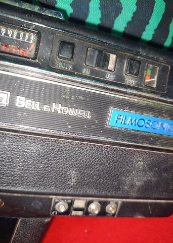 Siyah Vintage Video Kamera - Görsel 6