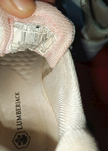 Pembe Yılan Desenli Bağcıklı Kız Spor Ayakkabı lumberjack - Görsel 4