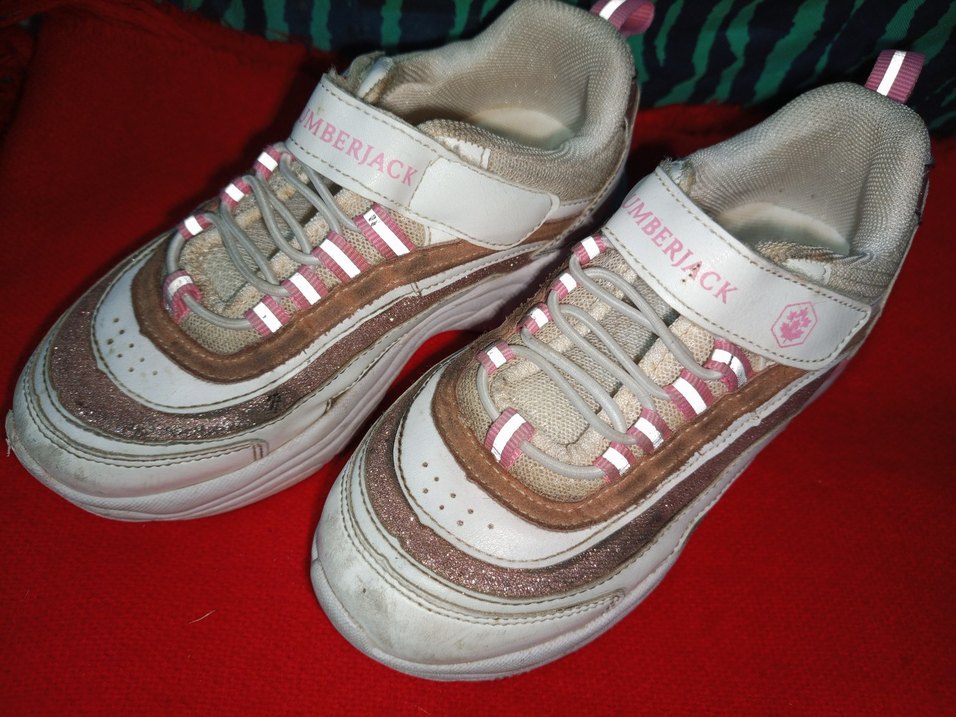 Pembe Yılan Desenli Bağcıklı Kız Spor Ayakkabı lumberjack - Görsel 3