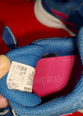 Erkek Çocuk Renkli Mavi adidas spor ayakkabı - Görsel 2