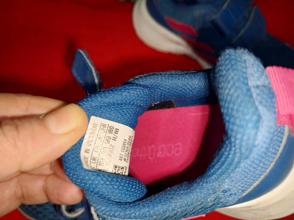 Erkek Çocuk Renkli Mavi adidas spor ayakkabı - Görsel 2